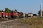 CN 2293 &  2314 roll to s stop short of the signals